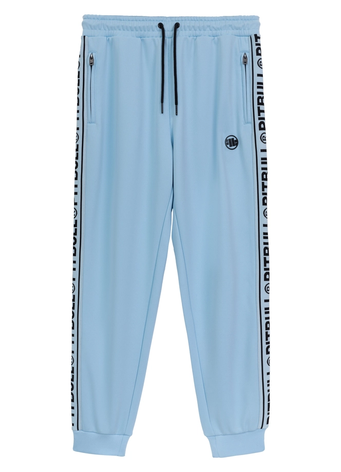 Spodnie dresowe męskie Pit Bull Tape Logo 25 jasno niebieskie