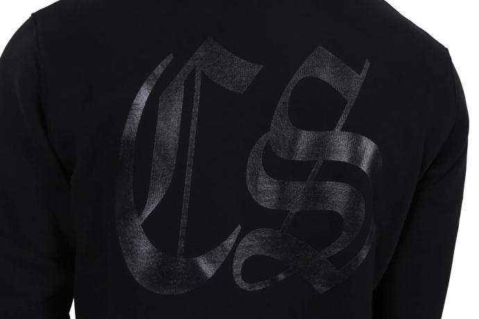 Bluza męska Ciemna Strefa RPK CS Gotyk Logo czarno/czarna