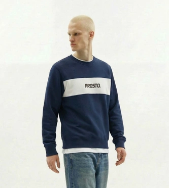 Bluza męska Prosto Root crewneck granatowa