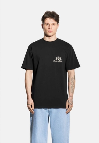 Koszulka męska t-shirt oversize Prosto Pray czarna