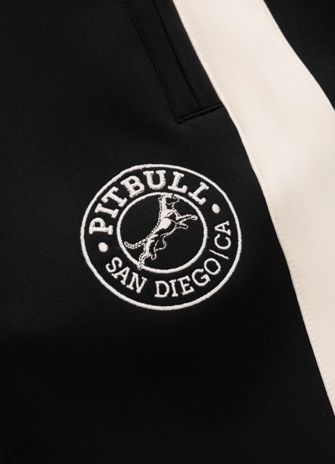 Spodenki szorty dresowe męskie Pitbull San Diego CA czarne