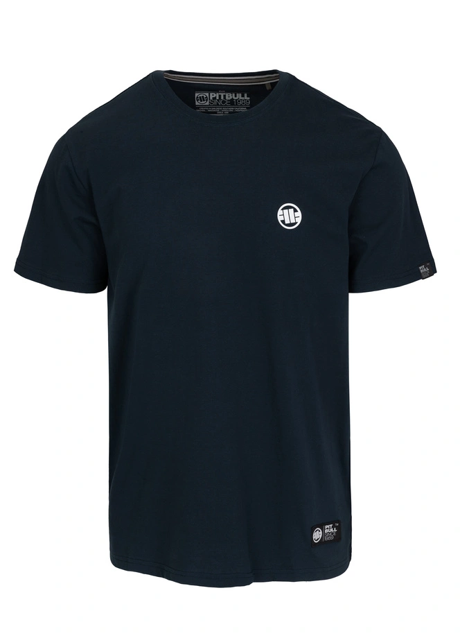 Koszulka męska T-Shirt Pitbull Small Logo granatowa