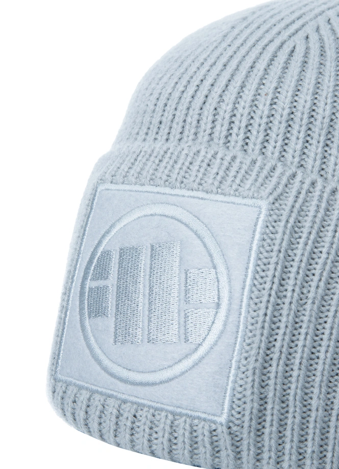 Czapka zimowa Pit Bull Beanie Logo Single Layer Cuff jasno niebieska