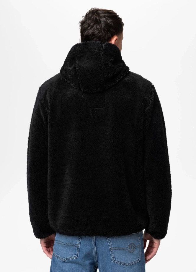 Bluza męska z kapturem Pit Bull Aragon czarna