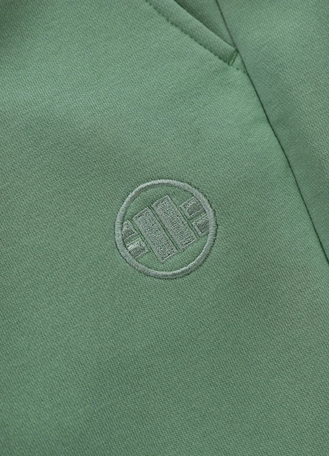 Komplet dresowy męski Pitbull Pit Bull Lancaster 2 ZIP Washed zielony