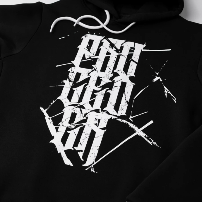 Bluza męska z kapturem Chada Proceder Torn czarna