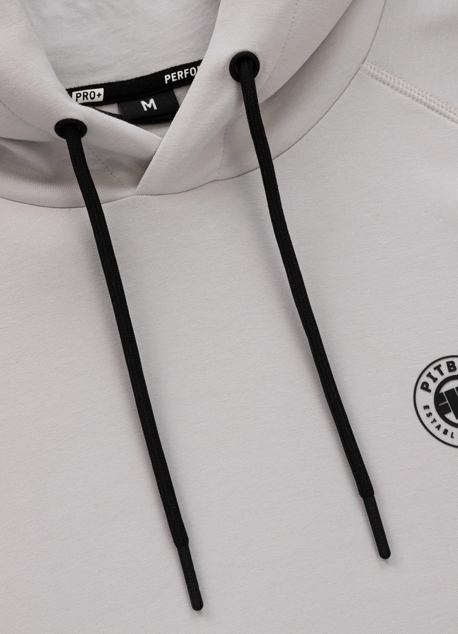 Bluza męska z kapturem Pitbull Pit Bull Dogwood złamana biel