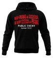 Bluza męska z kapturem Public Enemy Mamy prawo do szczęścia hoodie czarna