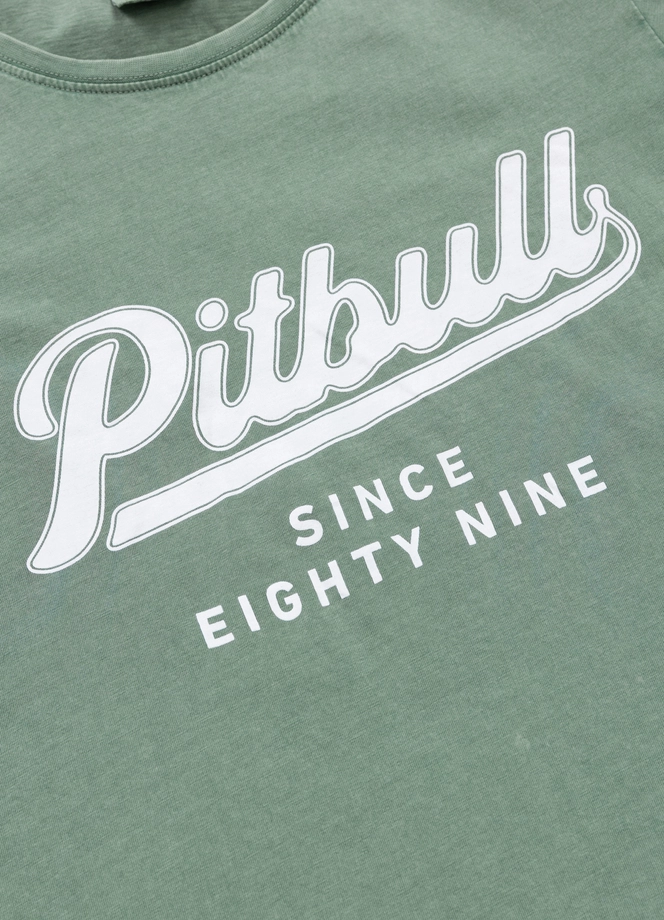 Koszulka damska T-shirt Pit Bull Angel Logo zielona