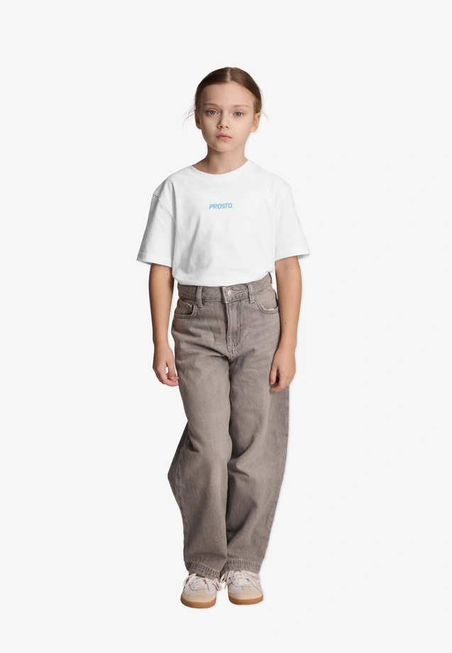 Koszulka t-shirt dziecięcy Prosto Kids Taśma biała