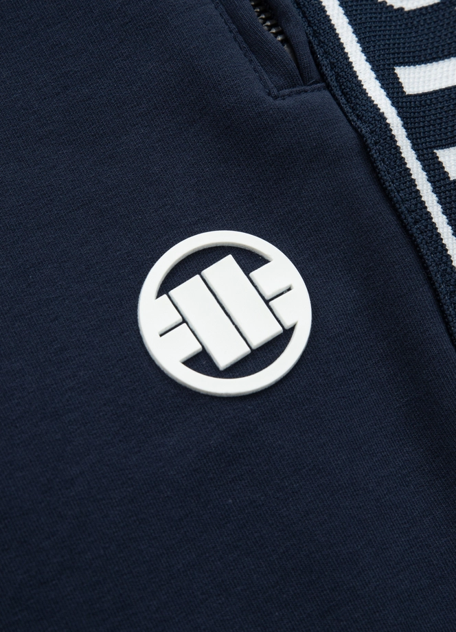 Spodnie dresowe męskie Pitbull French Terry Byron granatowe