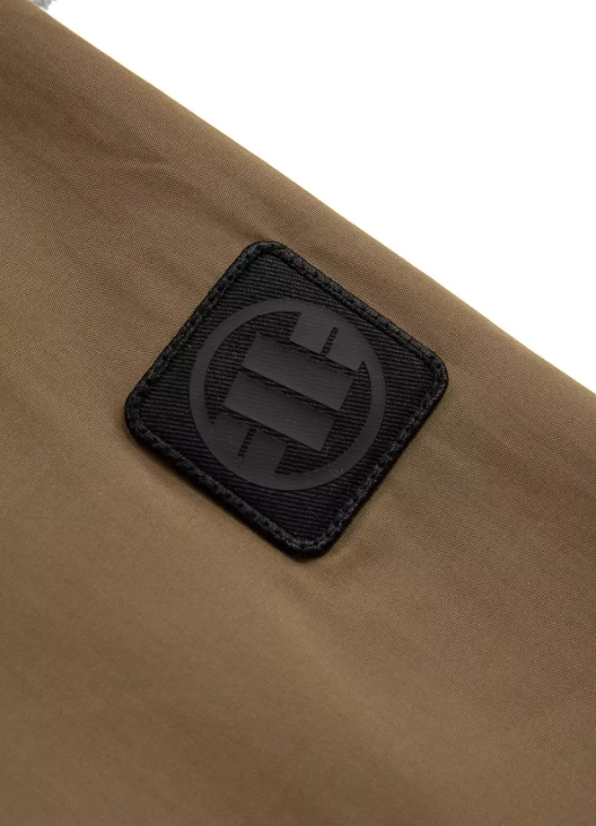 Kurtka męska przejściowa wiosenna Pit Bull Groton wiatrówka brązowa