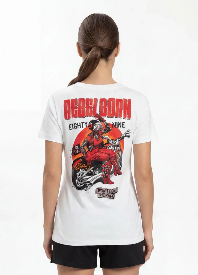 Koszulka t-shirt damska Pit Bull Rebel Born biała