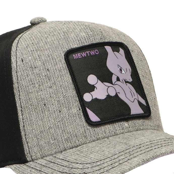 Czapka z daszkiem Capslab Pokemon Mewtwo szaro/czarna