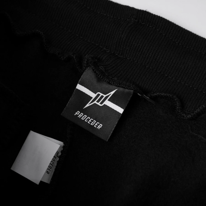 Spodnie dresowe męskie Chada Proceder Kastet Mini czarne