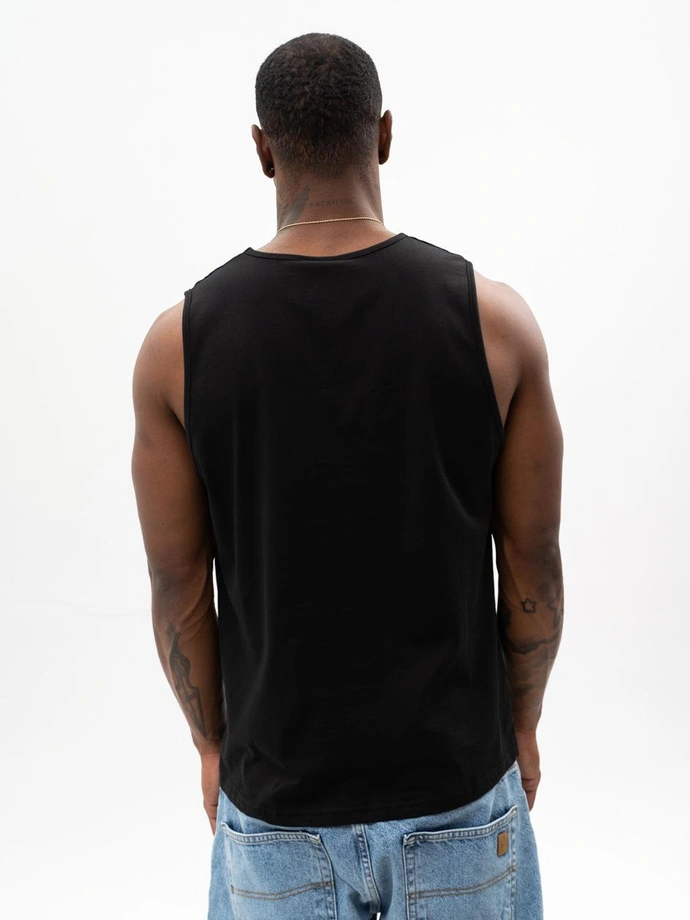Koszulka męska tank top Jigga Wear Simple Crown czarna