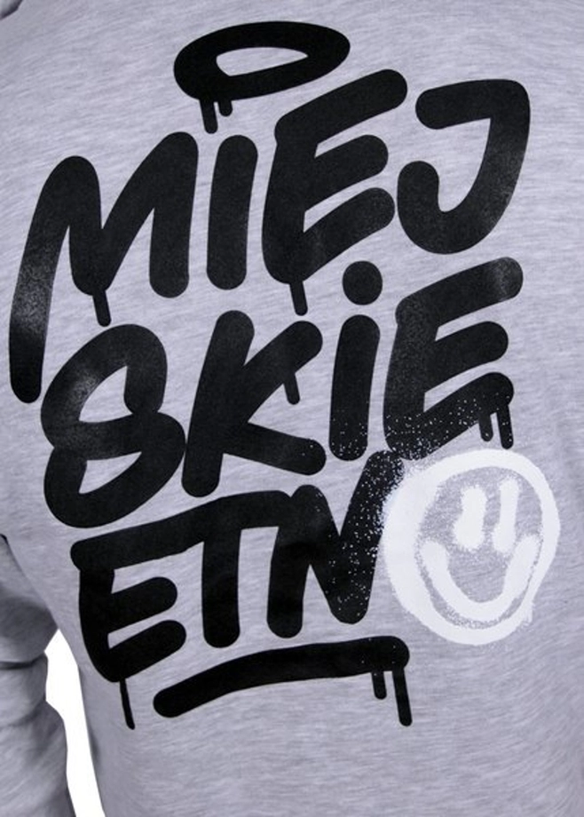 Bluza rozpinana El Polako Zip Miejski Tag grey