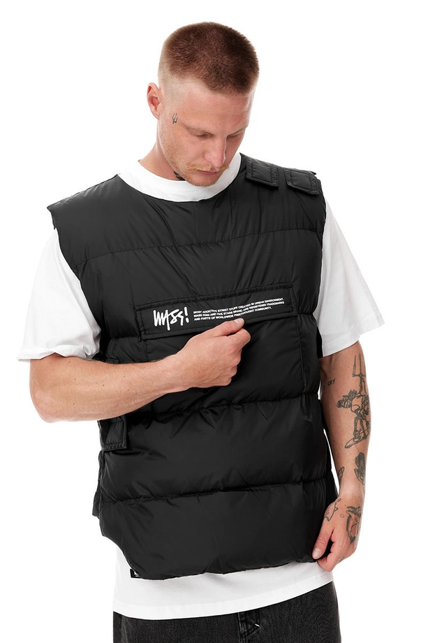 Kamizelka bezrękawnik zimowa Mass Denim Hardy czarna