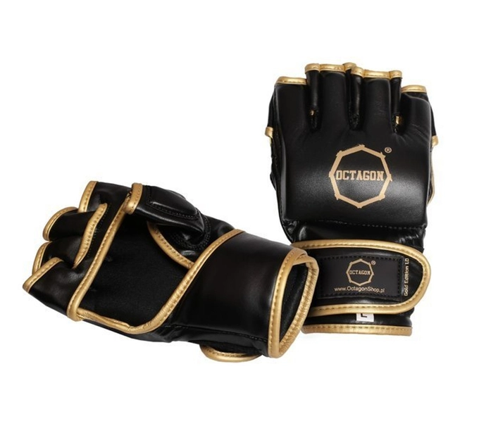 Rękawice MMA Octagon Gold Edition 1.0 black
