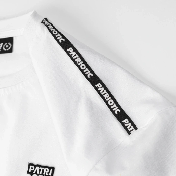 Koszulka męska T-shirt Patriotic Cls Mini App Line biała