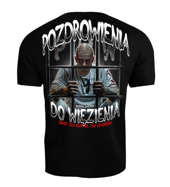 Koszulka męska T-shirt Public Enemy PDW Świat zza krat nie taki kolorowy czarna