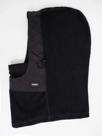 Kominiarka polarowa Prosto Hood Fleece czarna