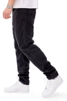 Spodnie męskie Jeans Mass Denim Signature 2.0 sprane czarne