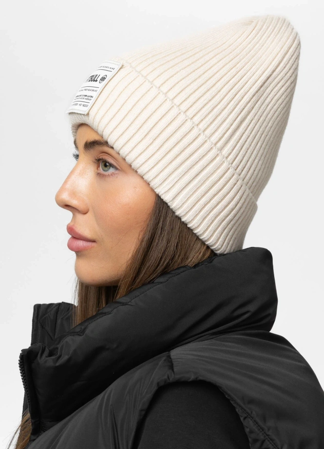Czapka zimowa Pit Bull Beanie Dock złamana biel