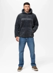 Bluza męska z kapturem Pit Bull Aragon grafitowa