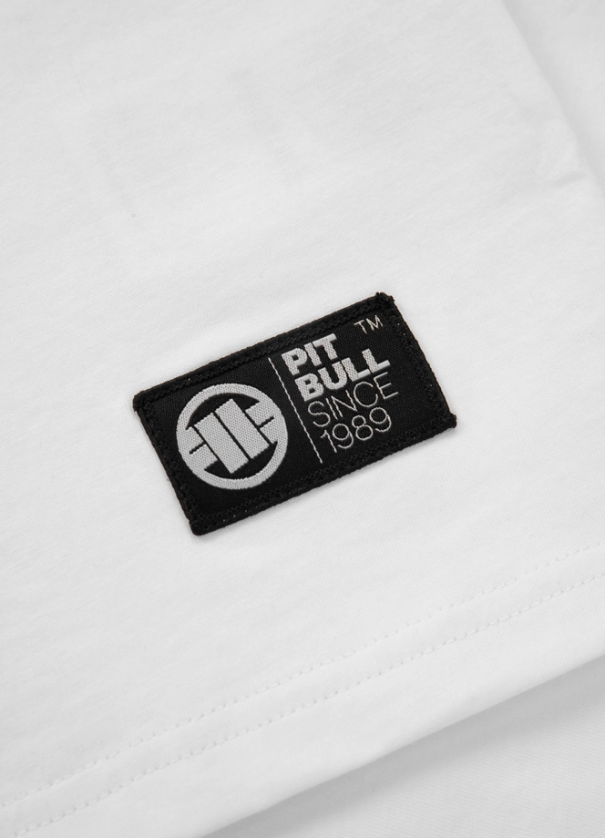 Koszulka męska T-Shirt Pit Bull Pitbull Small Logo 25 biała