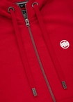 Bluza męska z kapturem Pitbull Pit Bull Small Logo 24 ZIP hooded czerwona
