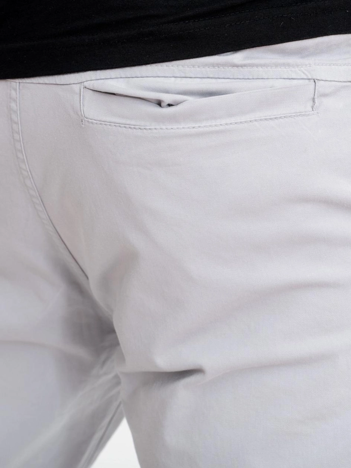 Spodnie męskie Materiałowe Jogger Jigga Wear Base szare