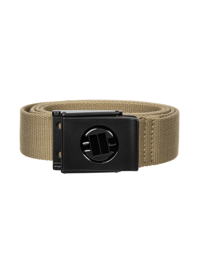 Pasek parciany Pitbull Webbing Belt Hilltop beżowy