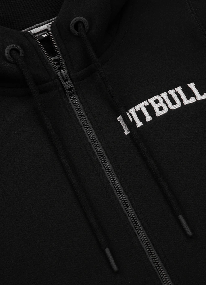 Bluza damska z kapturem Pitbull Pit Bull Tyrian ZIP hooded czarna