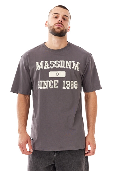 Koszulka męska t-shirt Mass Dnm Campus grafitowa