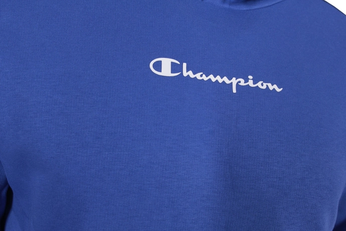 Bluza męska z kapturem Champion Lampas hooded niebieska