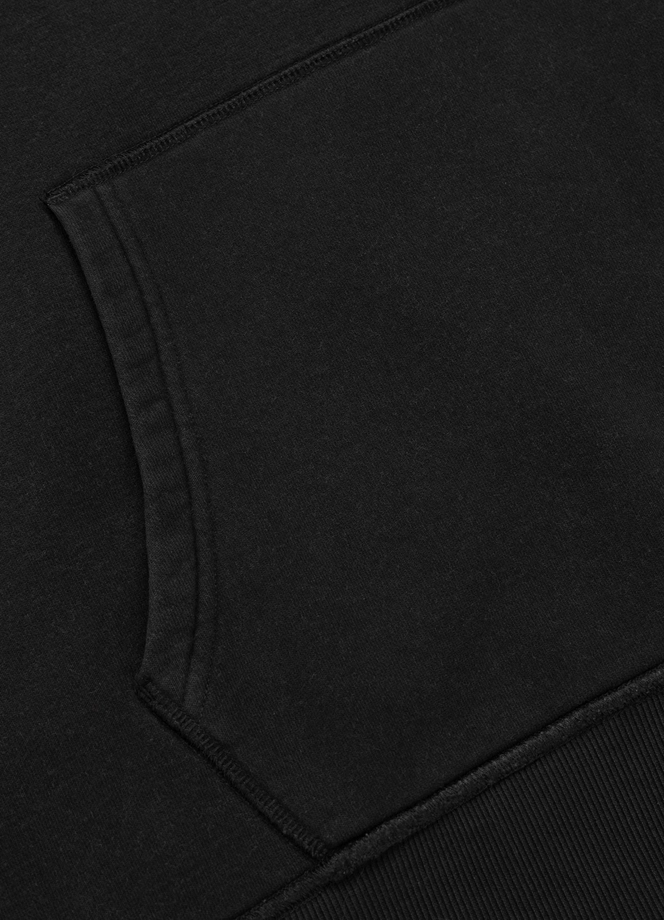 Bluza męska z kapturem Pit Bull Orlando ciemno grafitowa