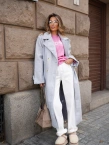 Płaszcz damski Olavoga BECKY szary