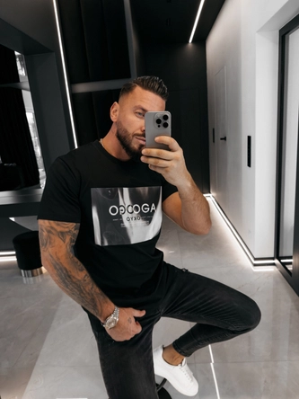 Koszulka męska T-Shirt Olavoga Almain czarna
