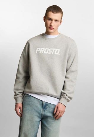 Bluza męska Prosto Old Logo crewneck szara