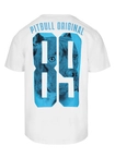 Koszulka męska T-Shirt Pitbull Eighty Nine Dog biała