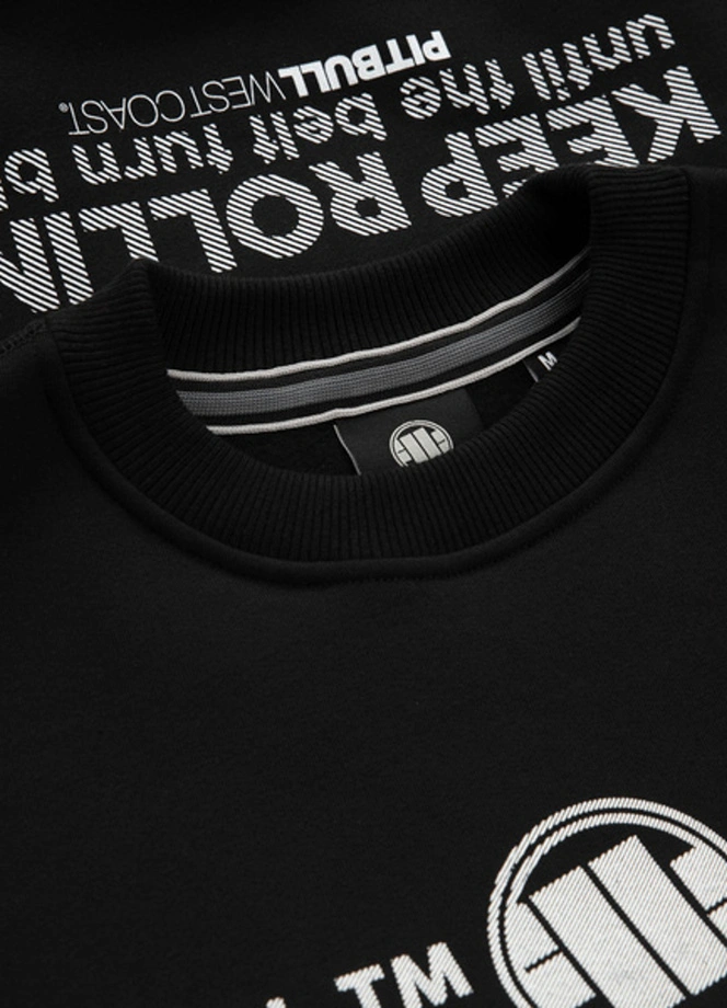 Bluza bez kaptura Pitbull Keep Rolling crewneck black