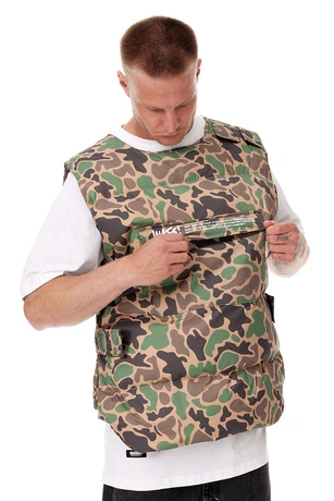 Kamizelka bezrękawnik zimowa Mass Denim Hardy camo