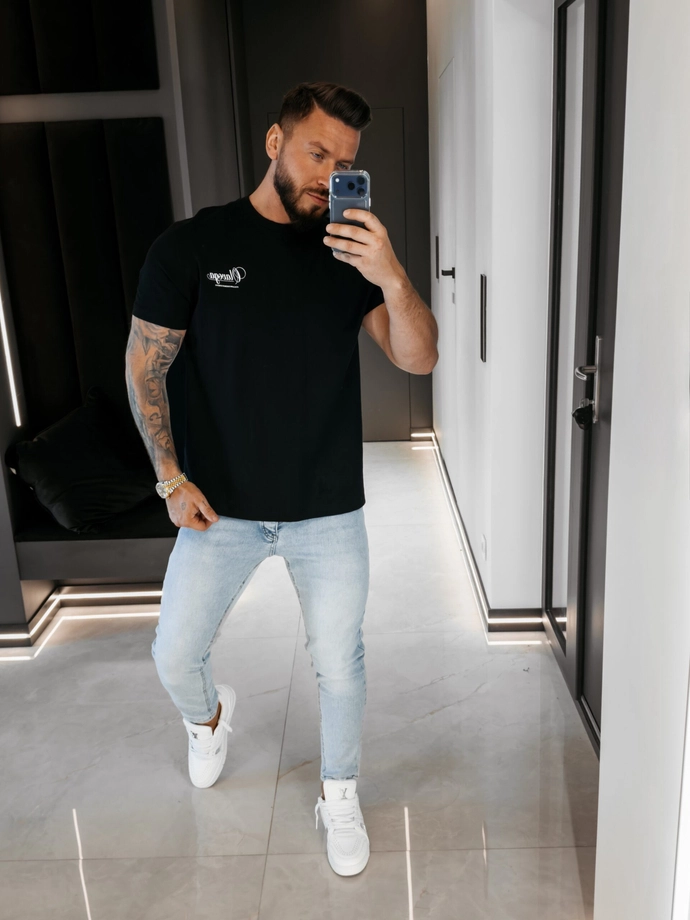 Koszulka męska T-Shirt Olavoga Breezer czarna