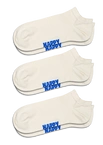 Skarpety Happy Socks 3-Pack Solid Low Socks białe