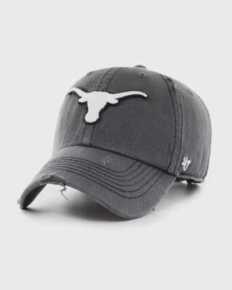 Czapka z daszkiem 47 Brand Texas Longhorns Weathered Clean Up grafitowa