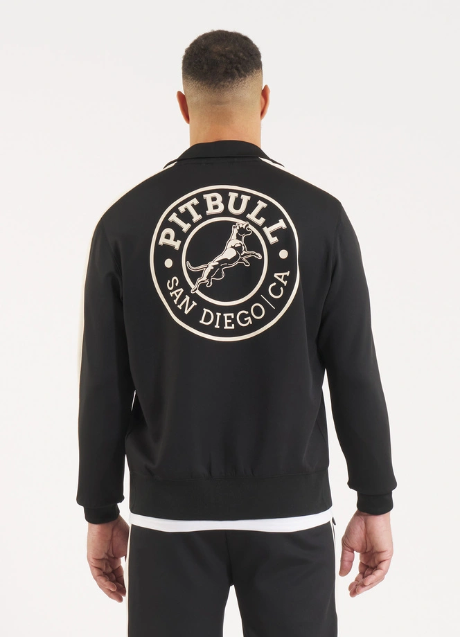 Bluza męska rozpinana Pitbull Pit Bull San Diego CA czarna