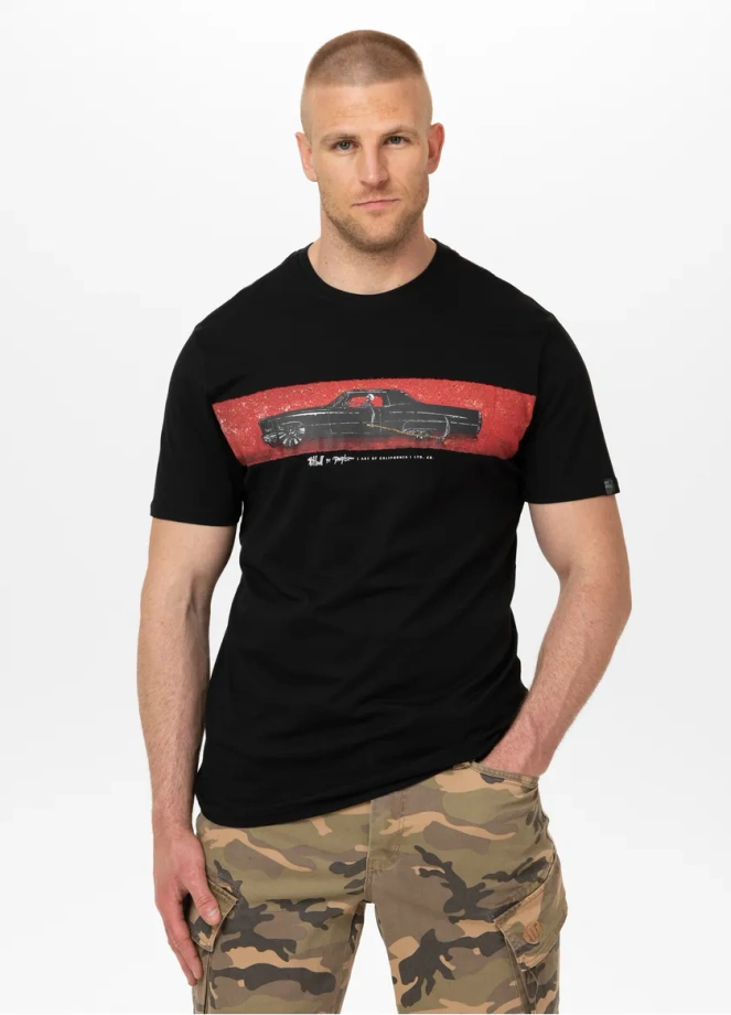 Koszulka męska T-Shirt Pitbull Devil's Deville czarna
