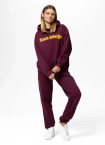 Bluza damska z kapturem Pitbull Tulla San Diego bordowa