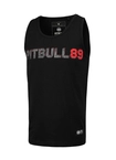 Koszulka męska tank top Pit Bull Pitbull Dog 89 25 czarna